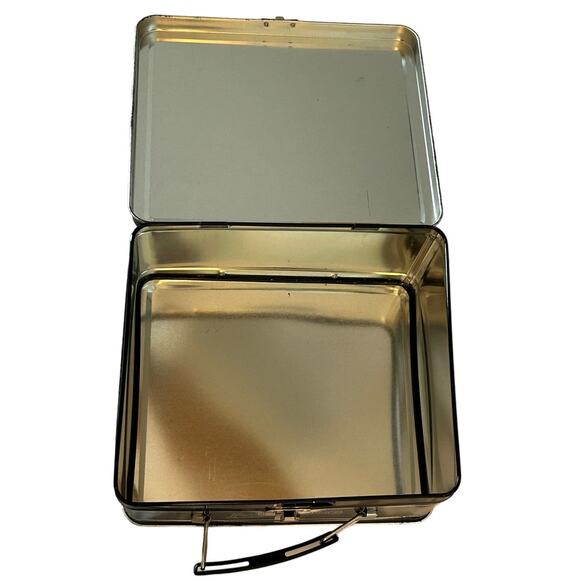 Florida Marlins Post Cereal Metal Lunch Box Great Condition 8 X 7 X 4 - Picture 5 of 6